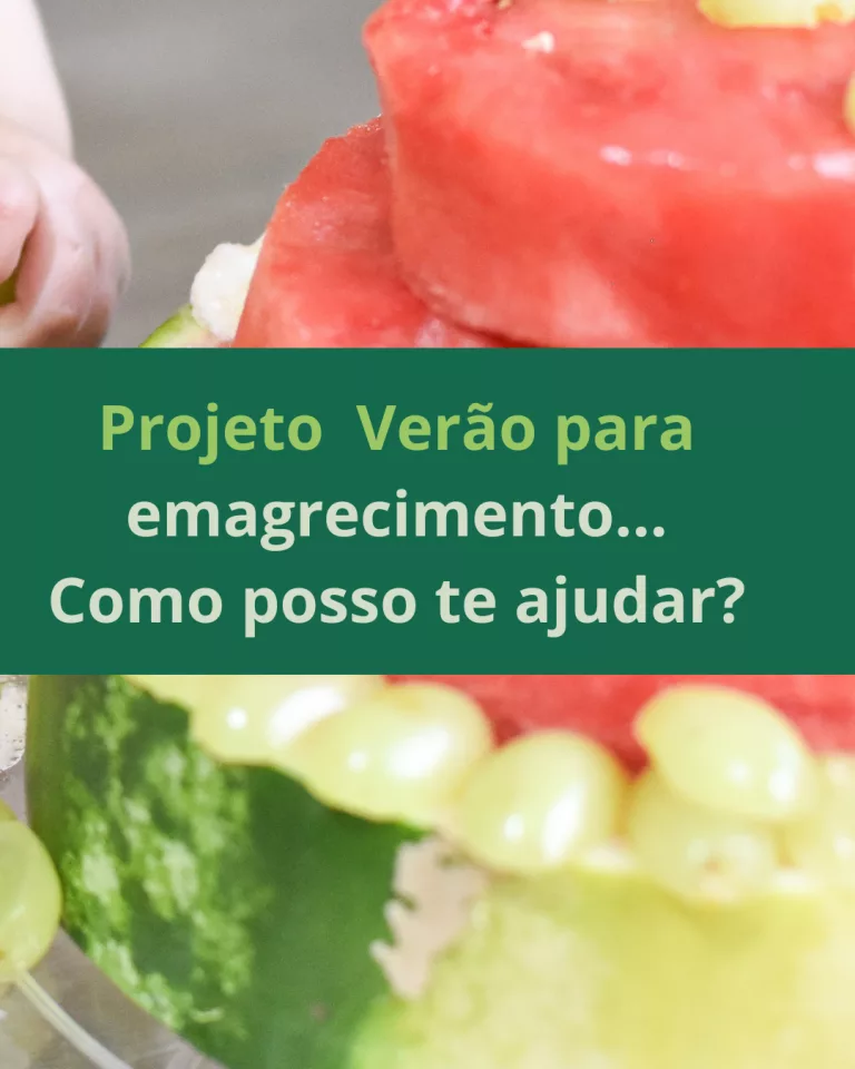 Projeto Verão com Saúde e Emagrecimento! Descubra como começar seu planejamento alimentar agora mesmo com dicas práticas para o verão: desde a importância de beber água até estratégias para variar as refeições com saladas e sorvetes caseiros. Consulte uma nutricionista em Guarulhos ou online e participe do Programa Emagreça com Leveza para alcançar seus objetivos com orientação personalizada e baseada na nutrição funcional.